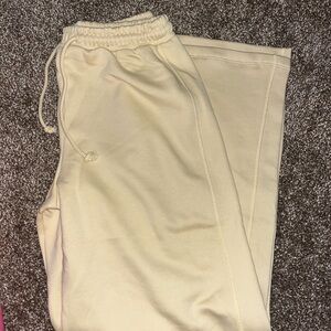 Zara Light Yellow Jogger Pants